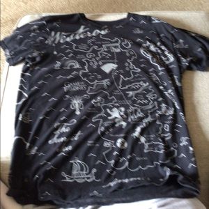 🌈🌈 Game Of Thrones map print T-shirt